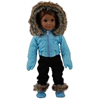 The Queen's Treasures 18' Doll Clothes for American Girl Doll, Ski Wear Outfit