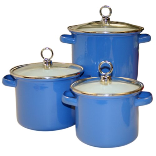 Reston Lloyd Calypso Basics 6 piece Stock Pot Set - Azure product image