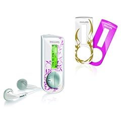 Philips SA 4126 Tragbarer MP3-Player 2 GB inkl. Wechselcover und Tasche