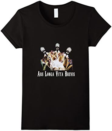 Women's Longa Vita Brevis Evil T-Shirt Large Black