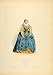 1870 French Lady Renaissance Costume Dress Ruff Collar France Henry III Reign - Original Copper Engr