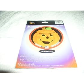 Jack O'lantern Foil Balloon