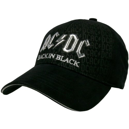 AC/DC - Back In Black Fitted Baseball Cap