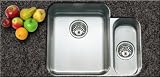 Kitchen Sinks Undermount 1.5 Bowl Polished Finish (D12L)