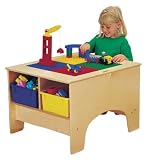Jonti-Craft 5745JC KYDZ BUILDING TABLE - DUPLO COMPATIBLE Without tubs