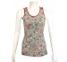 Harajuku Lovers By Gwen Stefani  Video Game  Grey Ribbed Tank Top With Cross Back * 08 Summer Collection *