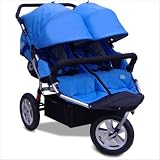City X3 Double Swivel Stroller Color: Blue