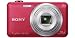 Sony DSC-WX80 Digitalkamera (16,2 Megapixel Exmor R Sensor, 8-fach opt. Zoom, 6,9 cm (2,7 Zoll) LCD-Dispaly, 25mm Weitwinkelobjektiv, Wi-Fi Funktion) rot