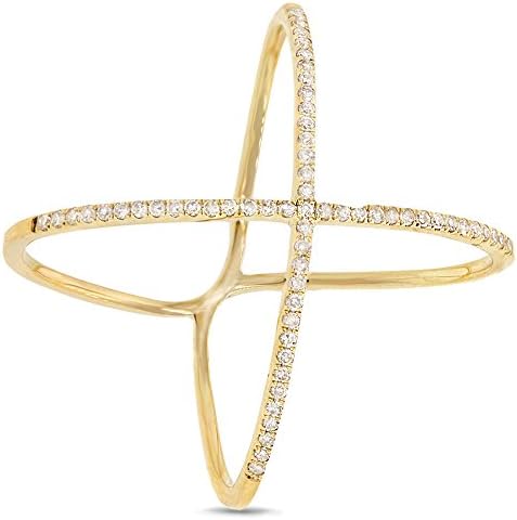 Diamonds By Vicki 0.18ct 14k Yellow Gold Diamond Lady's Ring