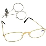 Double Eye Loupe Eye Glasses 3.3X and 3.3X Magnifiers