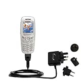 International Wall / AC Charger for the Samsung SGH-C207 - Gomadic Brand w/ TipExchange Technology