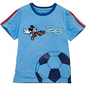 Disney Soccer Mickey Mouse Tee for Toddler Boys