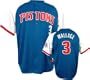 Ben Wallace Majestic Mo' Heat Baseball Detroit Pistons Jersey