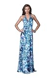 IMAGE OF La Femme 16270, Print Satin Gown