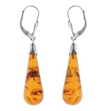 Produkt-Bild: In Collections Damenohrh&auml;nger Sterling-Silber 925 mit Bernstein OS08365