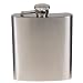 Flachmann, Edelstahl, chrom matt, 8 OZ, 225 ml