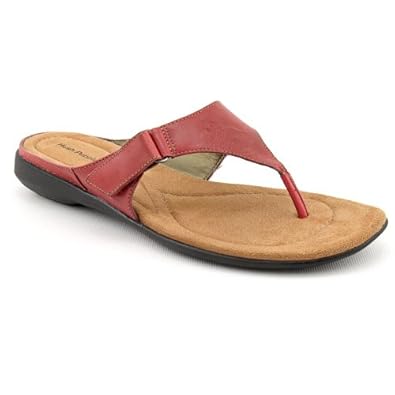 Hush Puppies Delite Toe Post Womens Red Leather Dress Sandals Shoes UK ... Hush Puppies Delite Toe Post Womens Red Leather Dress Sandals Shoes UK ...