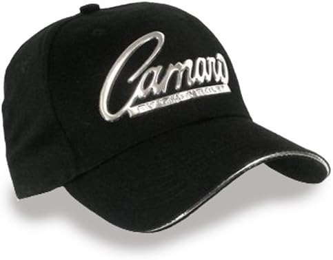 Camaro By Chevrolet Hat Black with Metal Logo (Apparel Clothing)
