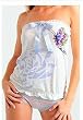 ED HARDY #3006 BB BUTTERFLY TEASE TUBE TOP