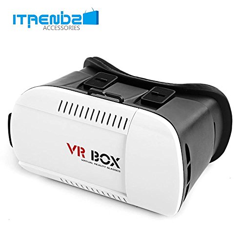 Google Cardboard Kit, iTrendz [Virtual Reality] Google Cardboard 3D VR Virtual Reality Headset Video Movie Game Glasses For iPhone, Samsung, LG, Nexus, HTC, Motorola, Nokia and More