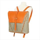 Jamie Backpack Diaper Bag in Tangerine Orange
