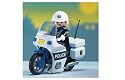 Playmobil Police Officer & Motorcycle