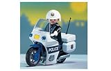 Police Officer & Motorcycle