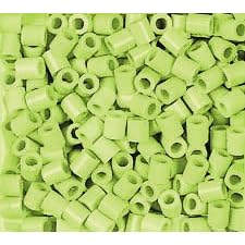 【クリックで詳細表示】パーラービーズ 単色 きみどり