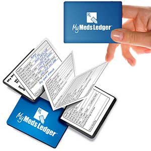 My Meds Ledger -- Pocket Prescription Organizer