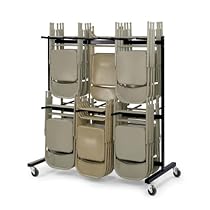 Hot Sale Safco Two-Tier Chair Cart (4199BL)