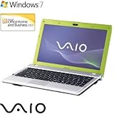 ソニー(VAIO) VAIO Yシリーズ (Win7HomePremium 32bit/Office2010) グリーン VPCYB39KJ/G ZYX