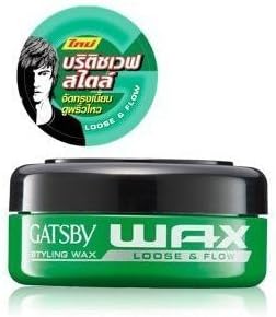 New Gatsby Styling Wax Loose &amp; Flow from Japan 75g. (Pack of 2)