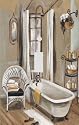 European Bathroom Decorative Switchplate Cover