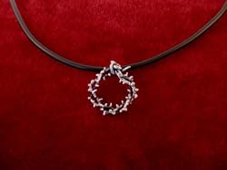 Crown Of Thorns hand made form Sterling Silver