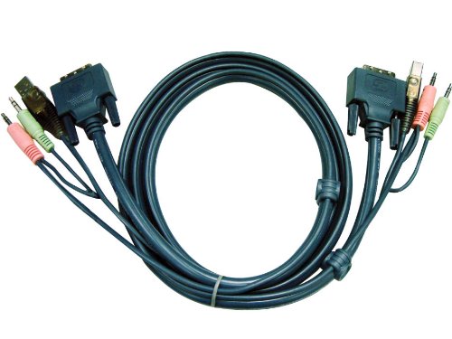ATEN 2L-7D05U Verbindungskabel (DVI, USB, 2x Audio Stecker) 5m Preisvergleich