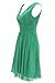 Dressystar Short Bridesmaid Dress Chiffon Party Evening Dress