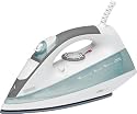 Clatronic DB 3329 K Dampfb&uuml;geleisen Keramiksohle 2500 Watt, wei&szlig; / gr&uuml;n 263 132