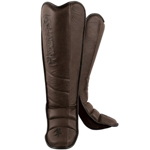 Hayabusa Kanpeki Elite 2.0 Grappling Shin Guards, X-Large, Brown