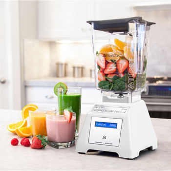 Blendtec Total Blender Classic Set with Wild Side & Twister Jars, White