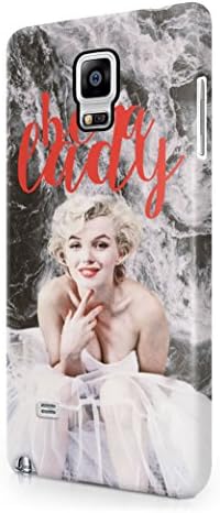 Marilyn Monroe Lady Marble Stone Cover Samsung Galaxy Note 4 Hard Plastic Phone Case Cover