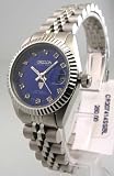 WOMENS CROTON DRESS DIAMOND DATE NEW WATCH CR207414SSBL