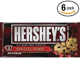 Hershey's Baking Pieces, Special Dark, 12-Ounce Bags (Pack of 6)