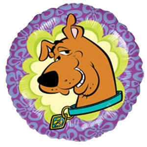 Send Helium Balloon in a Box (Inflated) - Smirking Scooby Doo with FREE Delivery