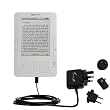 International Wall Home AC Charger for the Amazon Kindle 2nd & Latest Generation / Kindle DX ( aka Wi-Fi Free 3G 6in. 9.7in. ) - uses Gomadic TipExchange Technology