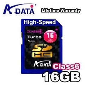 A-DATA 16GB Turbo SDHC Class 6 Memory Card