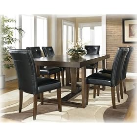 5 Pcs Set Ashley Watson Counter Height Rectangular Dinning Table by Owlbehome