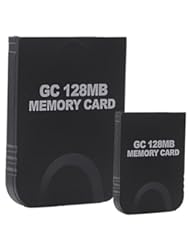Video Games: HDE 2 Pack of 128 MB Gaming Memory Cards for Nintendo Wii and GameCube (Black) - HDE