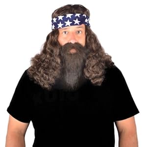 My Costume Wigs Duck Dynasty Willie Discount Set