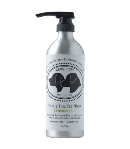 Tick & Flea Pet Wash - BarkLogic - 18 oz. - Lemongrass 