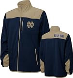 Notre Dame Fighting Irish Navy Micro Polar Fleece Full Zip Jacket